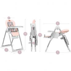 Стільчик для годування MoMi GWAJU pink